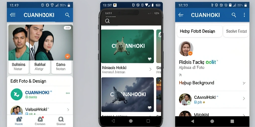 Tampilan aplikasi CUANHOKI untuk menghapus latar belakang dengan mudah.
