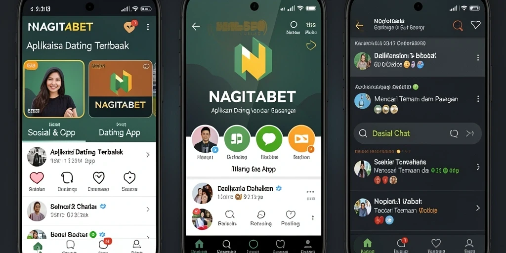 Tampilan antarmuka NAGITABET yang menarik dan mudah digunakan.