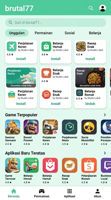 Brutal77 | Halaman Indeks Aplikasi Populer & Kanal Uji Terbaik